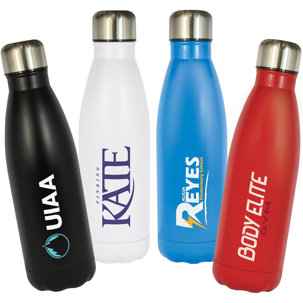Refresh Double Wall Stainless Steel Water Bottle (500ml) *