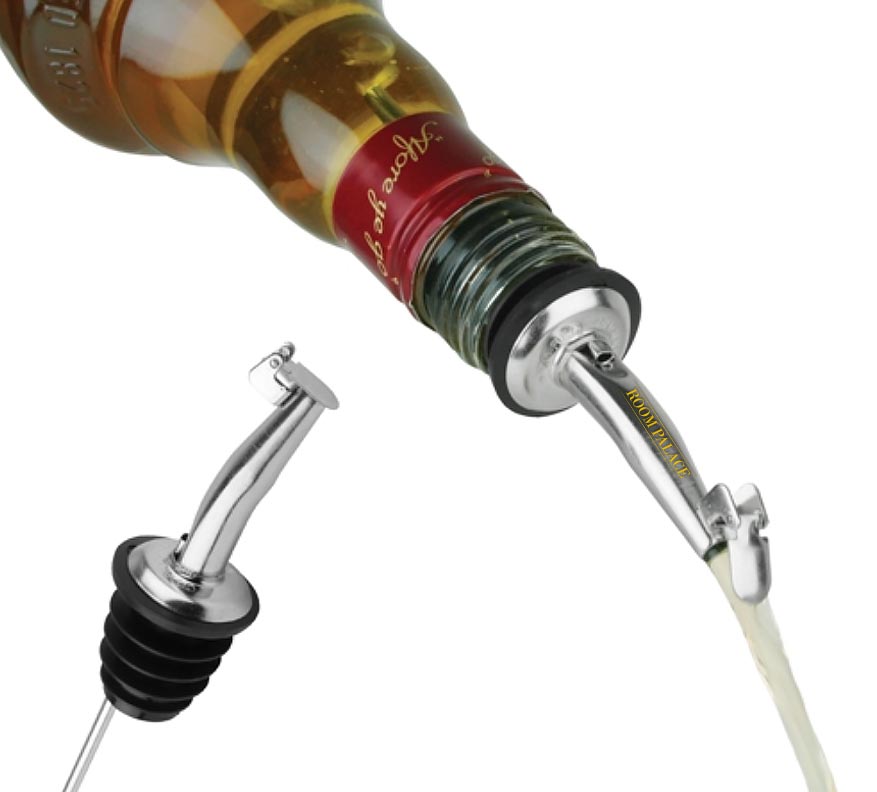 Flip Lid Stainless Steel Pourer