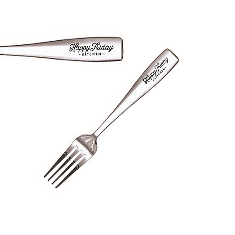 Square Dessert Fork (20cm)