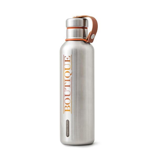 Insulated Water Bottle Large - black+blum