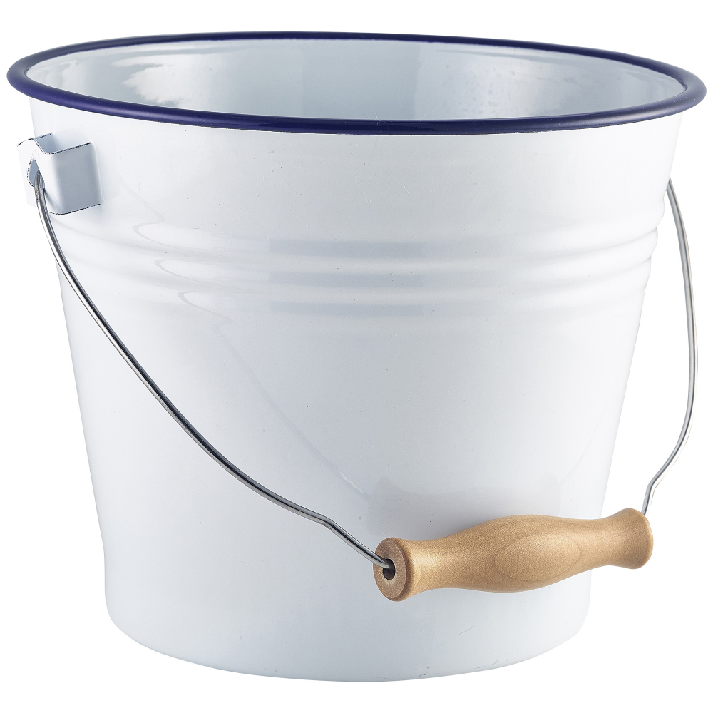 Galvanised Oval Metal Bucket (6.2 Litre) - Promo Catering