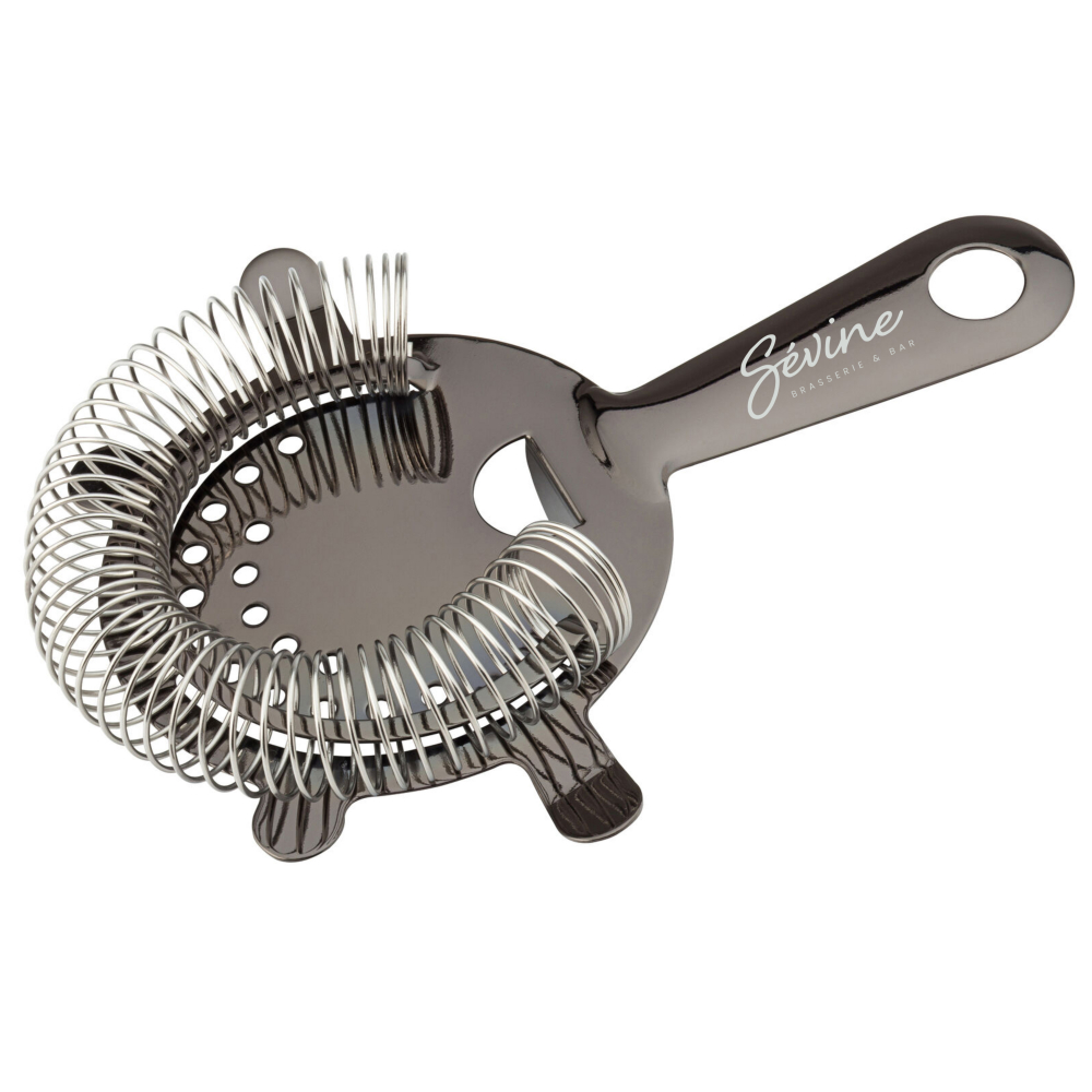 Gunmetal Cocktail Strainer - 4 Prong