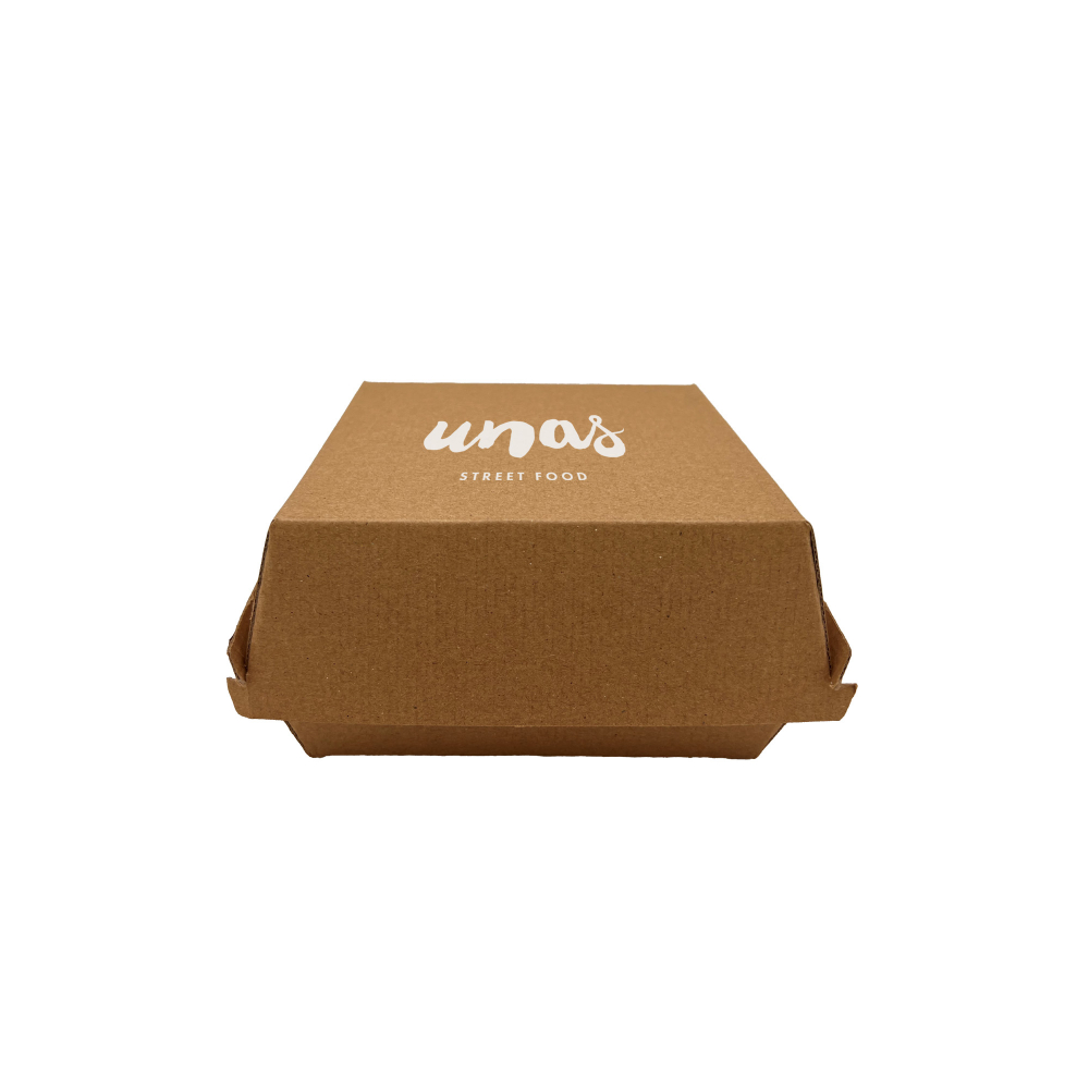 Kraft Recyclable Burger Box