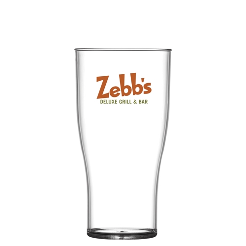 Reusable Plastic Tulip Beer Glass (568ml/20oz/Pint)