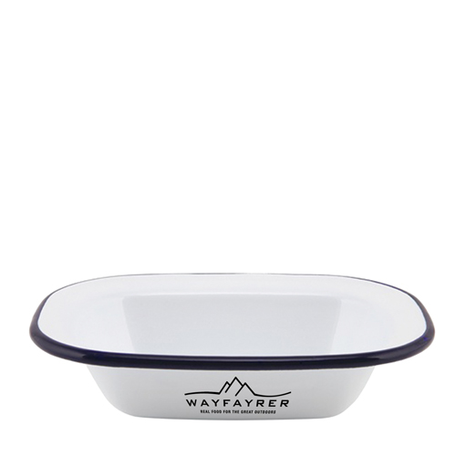 Enamel Oblong Pie Dish (200x150x45mm)