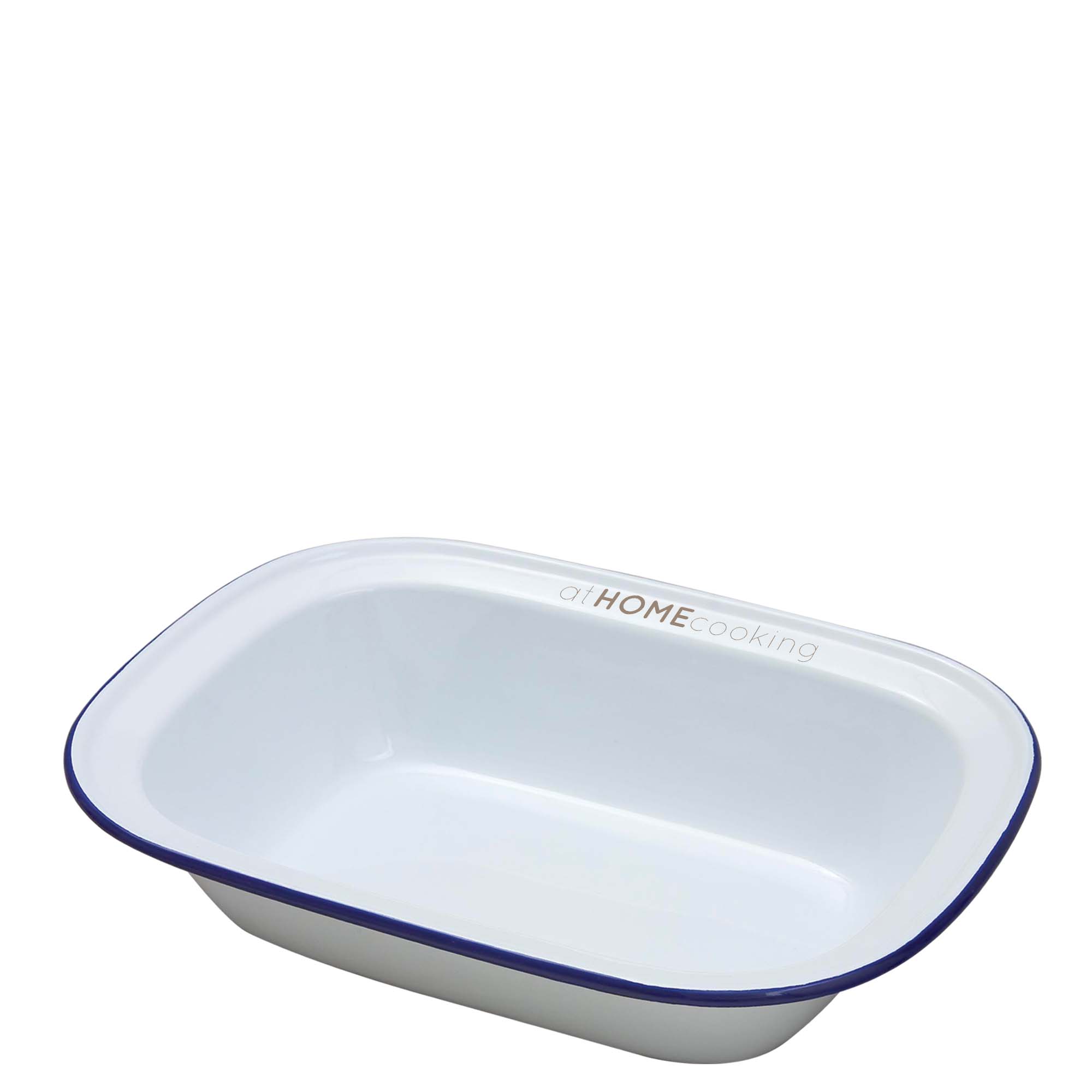 Enamel Oblong Pie Dish (300x225x70mm)